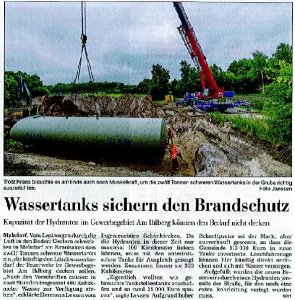 Artikel von Sven Janssen aus den Kieler Nachrichten vom 17.06.2013